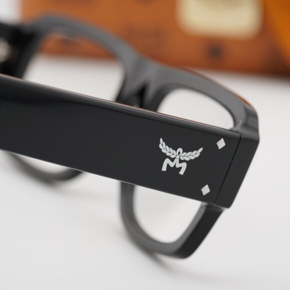 MCM MW5002 001 Square Eyeglasses - Shiny Black 53mm - Picture 5 of 9